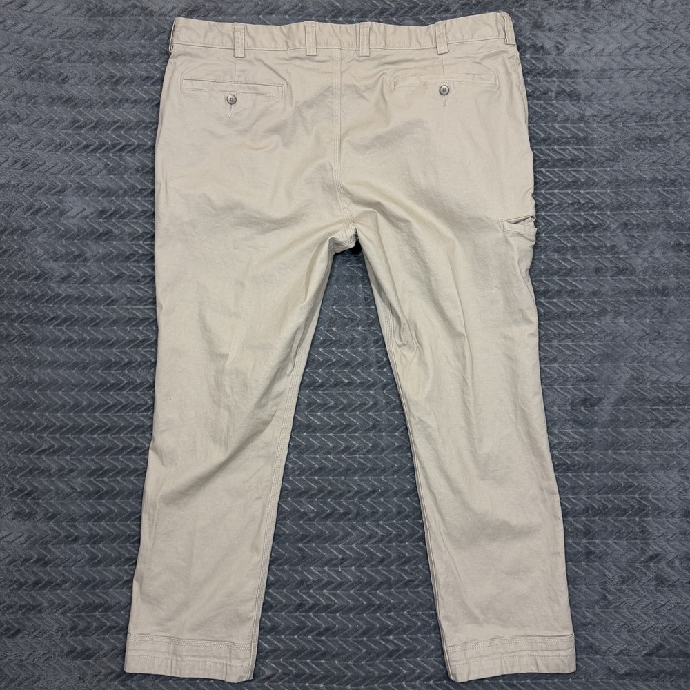 Duluth Ballroom Khaki Pants Men Beige 42x30 Chino Standard Flex Work - Picture 14 of 15